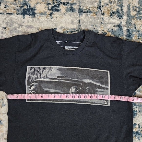 SS SEAN SMITH DESIGNS HOT ROD ART CAR TEE T SHIRT Mens L Black El Mirage Scta - Picture 4 of 7
